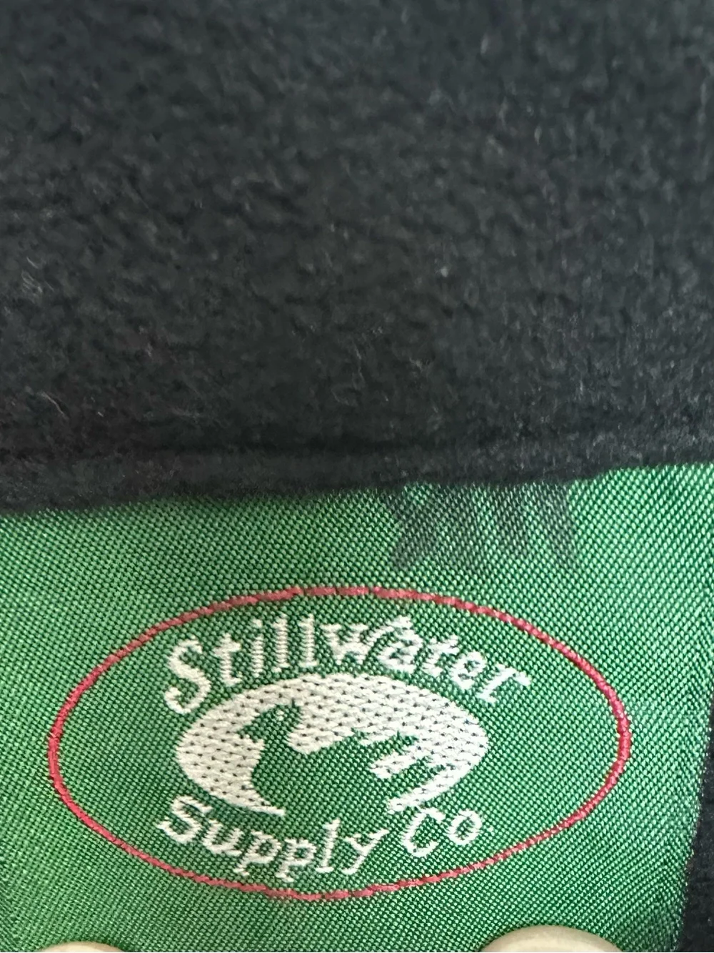 Still water Supply Co Men's Black Zip-Up Jacket